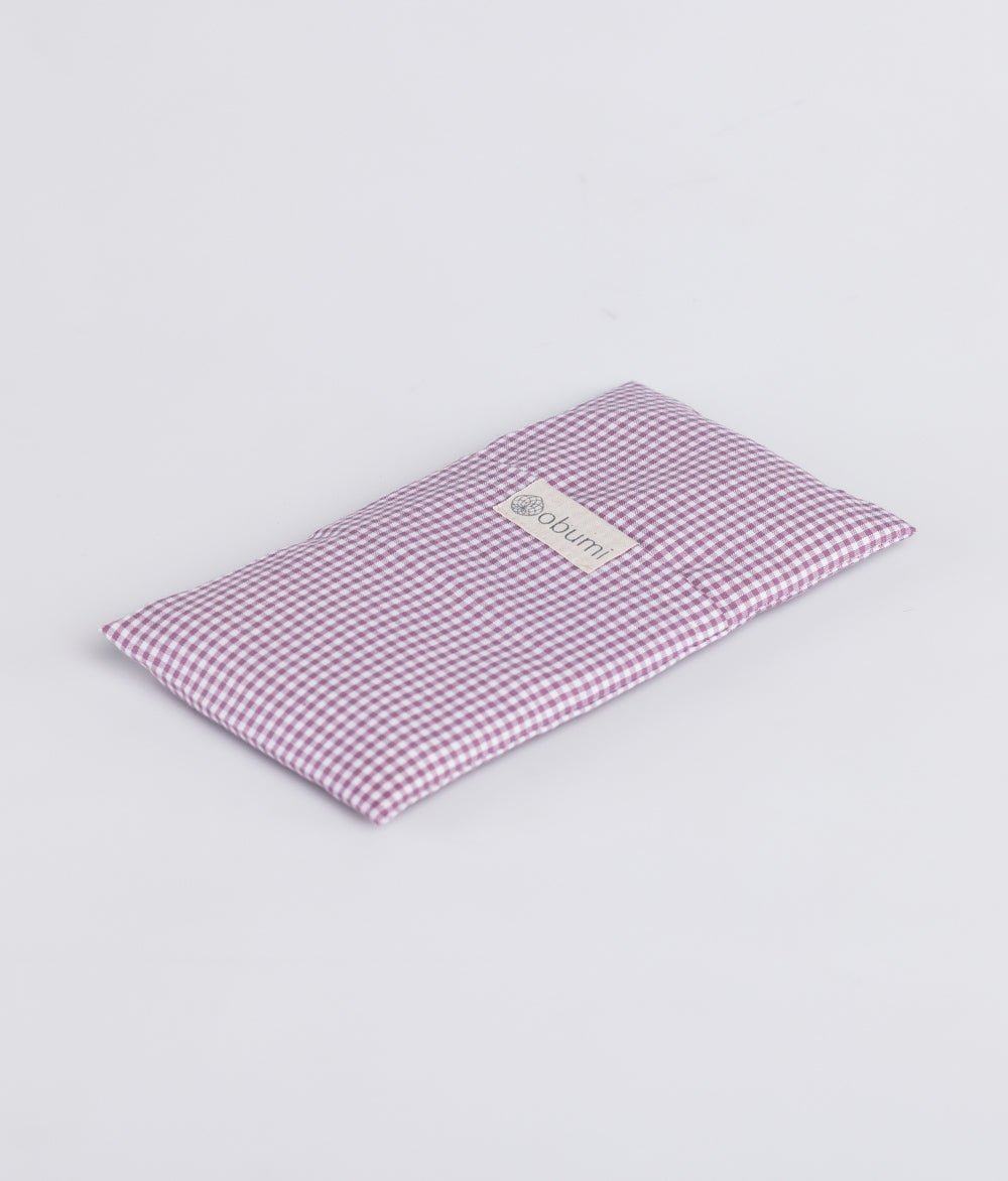 Duft - und Augenkissen inkl. Bezug • Durchatmen - Düfte - obumi - Karo Lilac