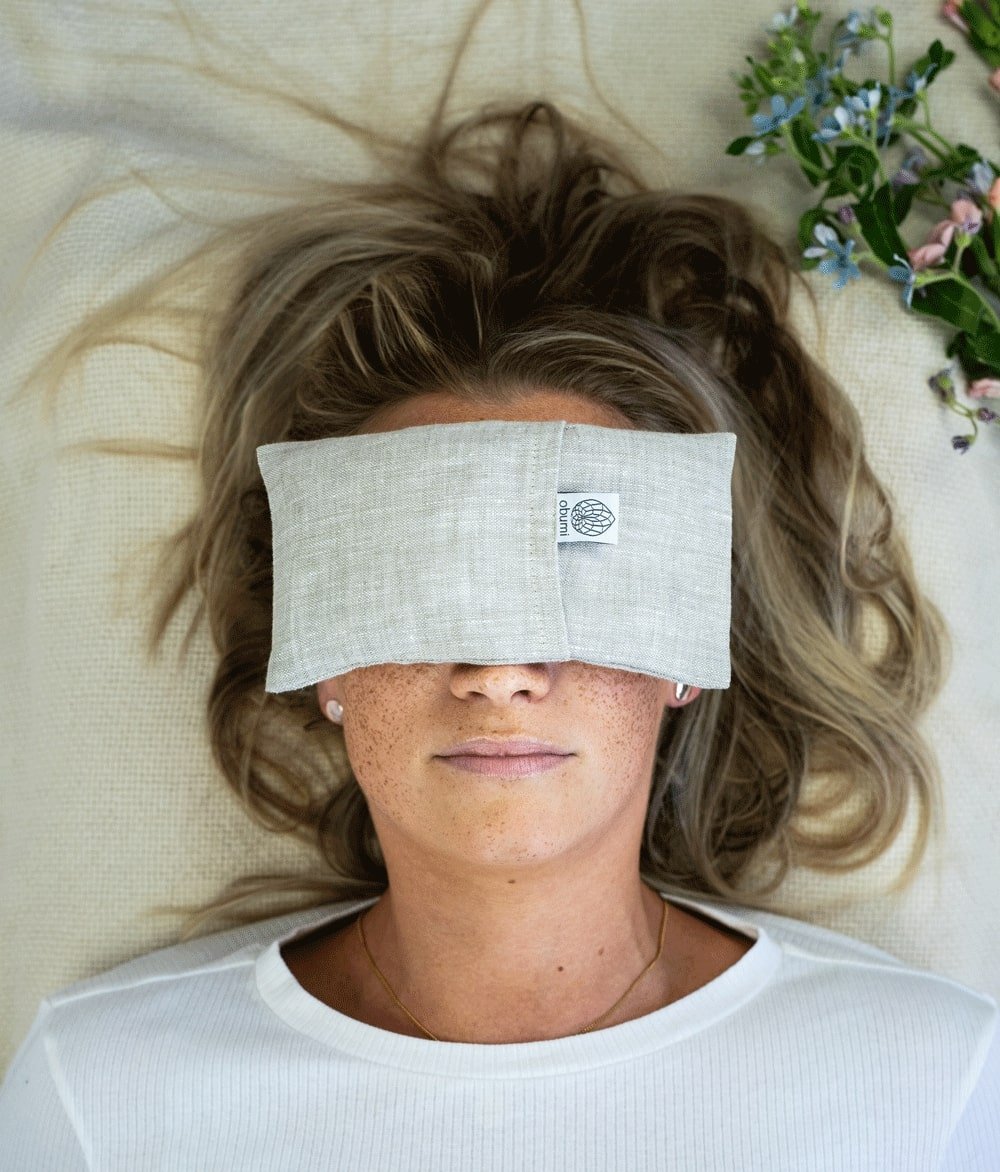 Duft - und Augenkissen inkl. Bezug • Freier Kopf - Düfte - obumi - Light Grey