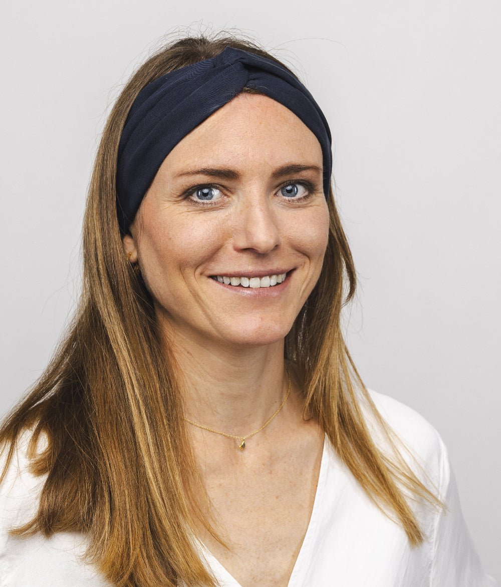 Haarband aus Lyocell - Haarbänder - obumi - 258 - Navy