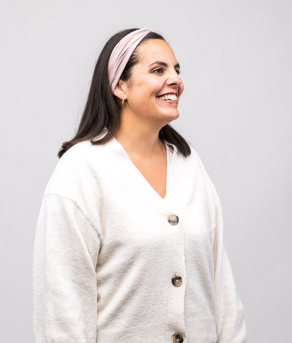 Haarband Bow aus Bio Jersey - Haarbänder - obumi - 432 - Woodrose