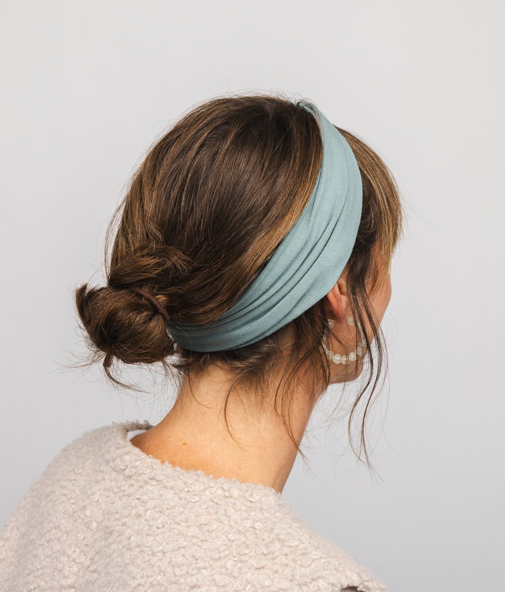 Haarband Bow aus TENCEL™ Modal - Stirnbänder - obumi - 446 - Aqua