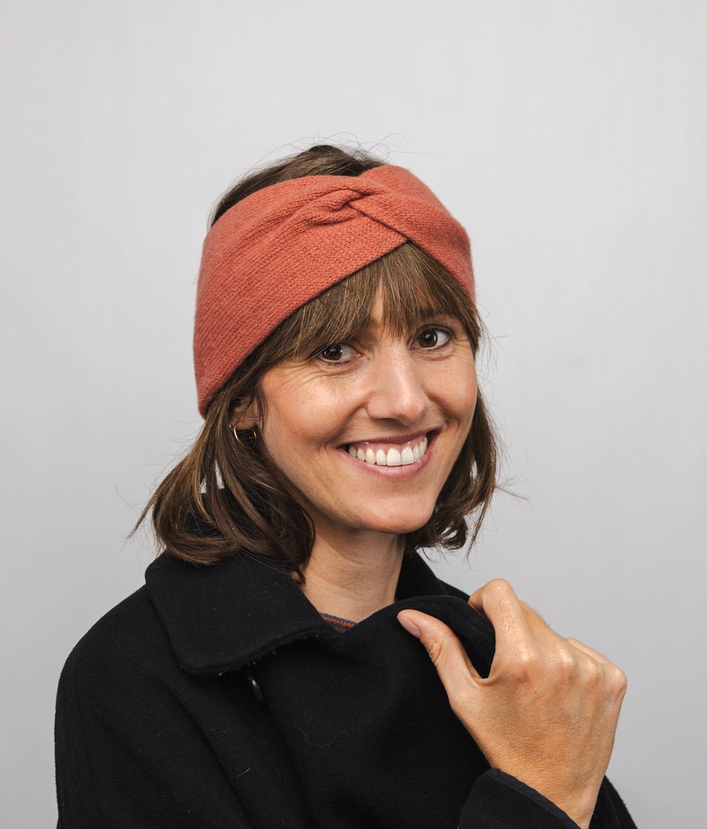 Kaschmir - Wohlfühl - Set - Stirnband & Schal - obumi - Soft Grey