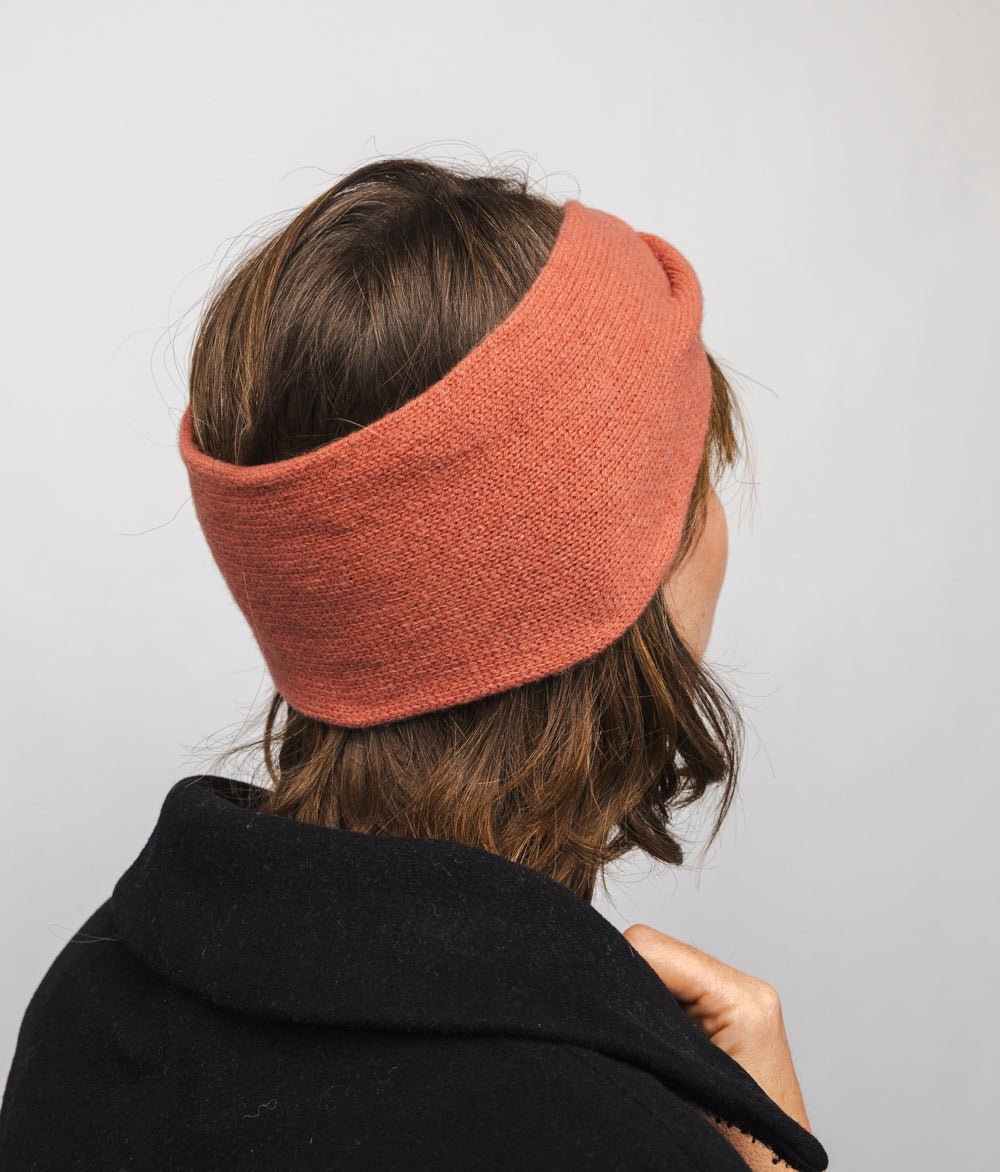 Kaschmir - Wohlfühl - Set - Stirnband & Schal - obumi - Soft Grey