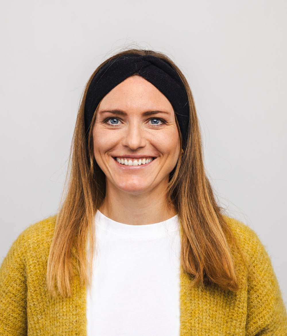 Kaschmir - Wohlfühl - Set - Stirnband & Schal - obumi - Soft Grey