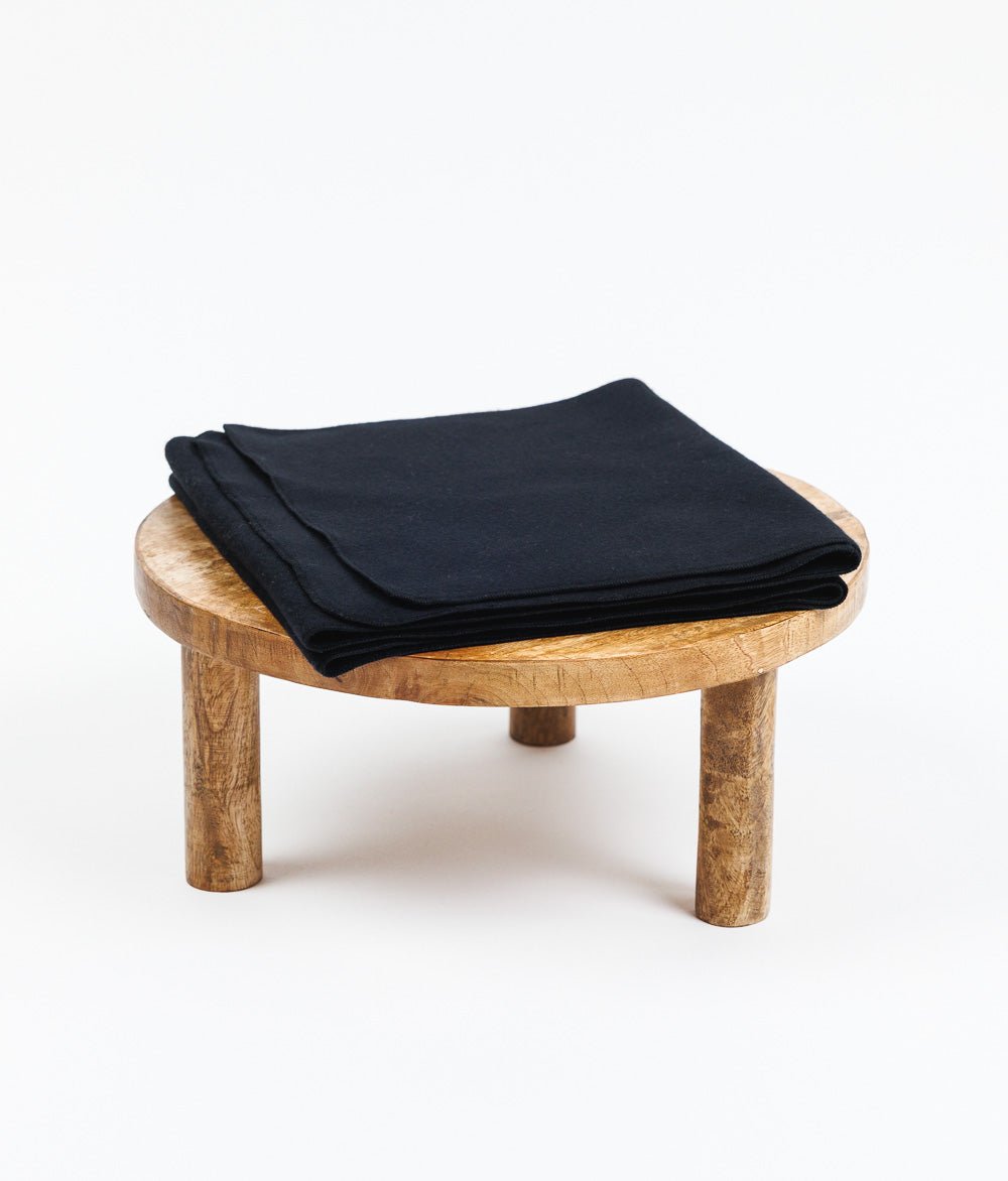 Schal aus Bio Baumwolle | 2.0 - obumi - 200 - Black