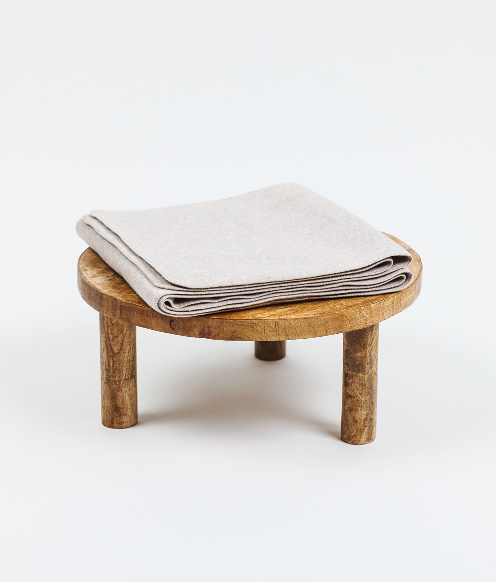 Schal aus Bio Baumwolle | 2.0 - obumi - 206 - Beige Melange