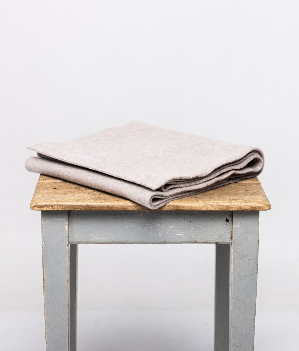 Schal aus Bio Baumwolle - obumi - 206 - Beige Melange