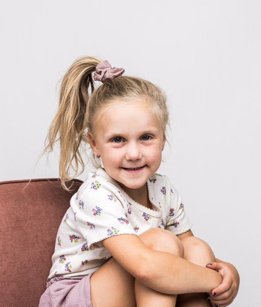 Scrunchie aus Leinen - Haargummis - obumi - 274 - Woodrose