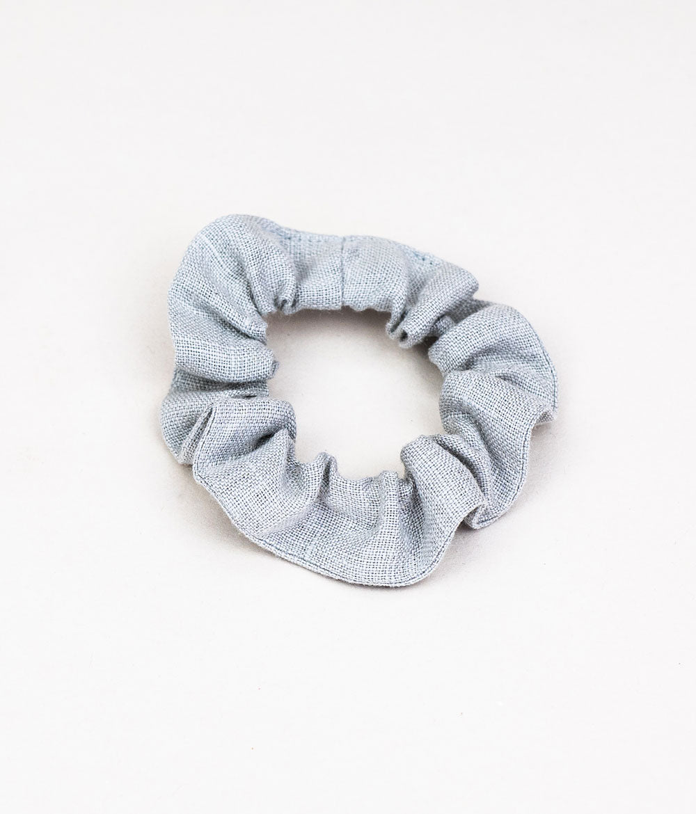 Scrunchie aus Leinen - Haargummis - obumi - 279 - Light Grey