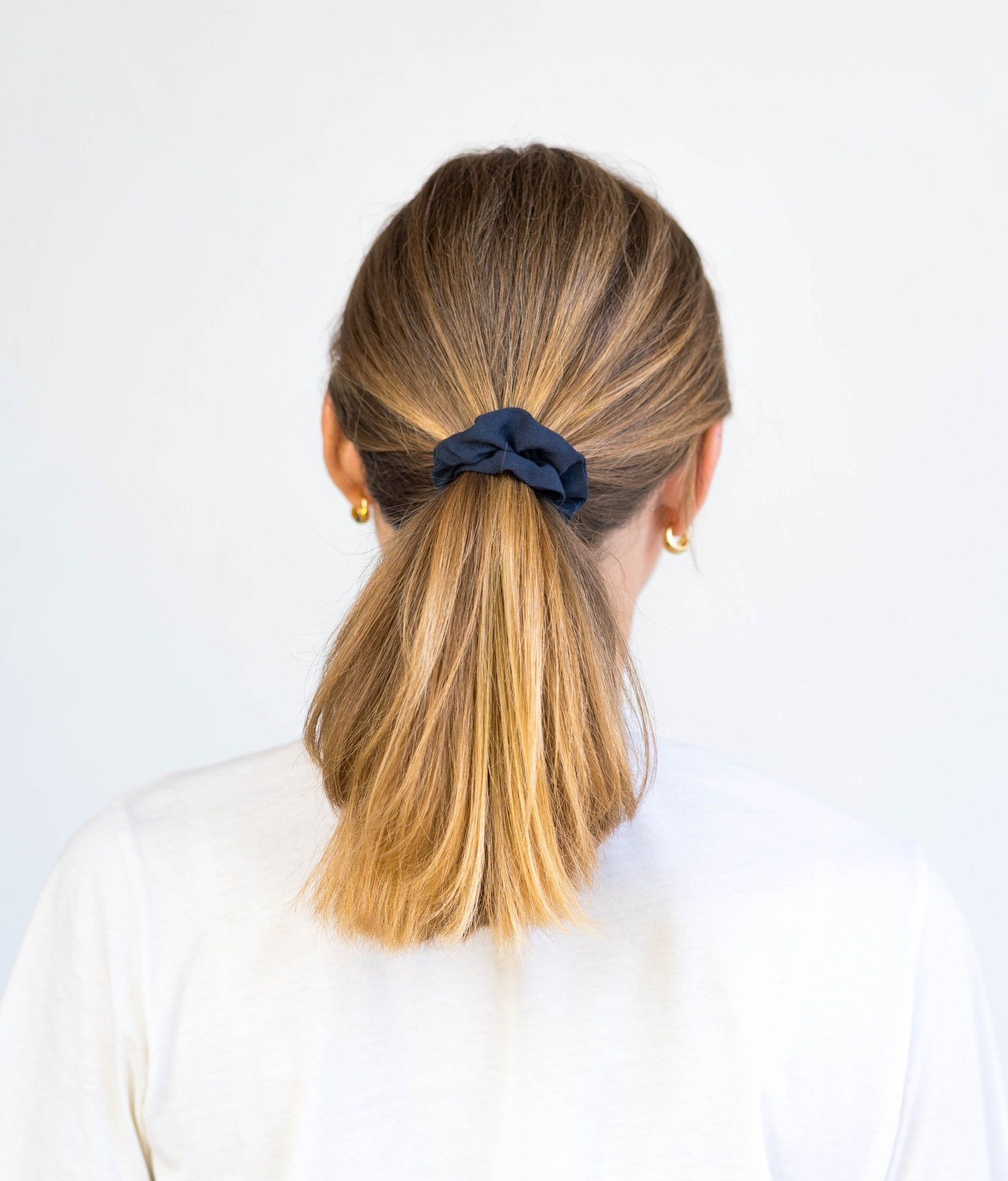 Scrunchie aus Lyocell - Haargummis - obumi - 288 - Navy