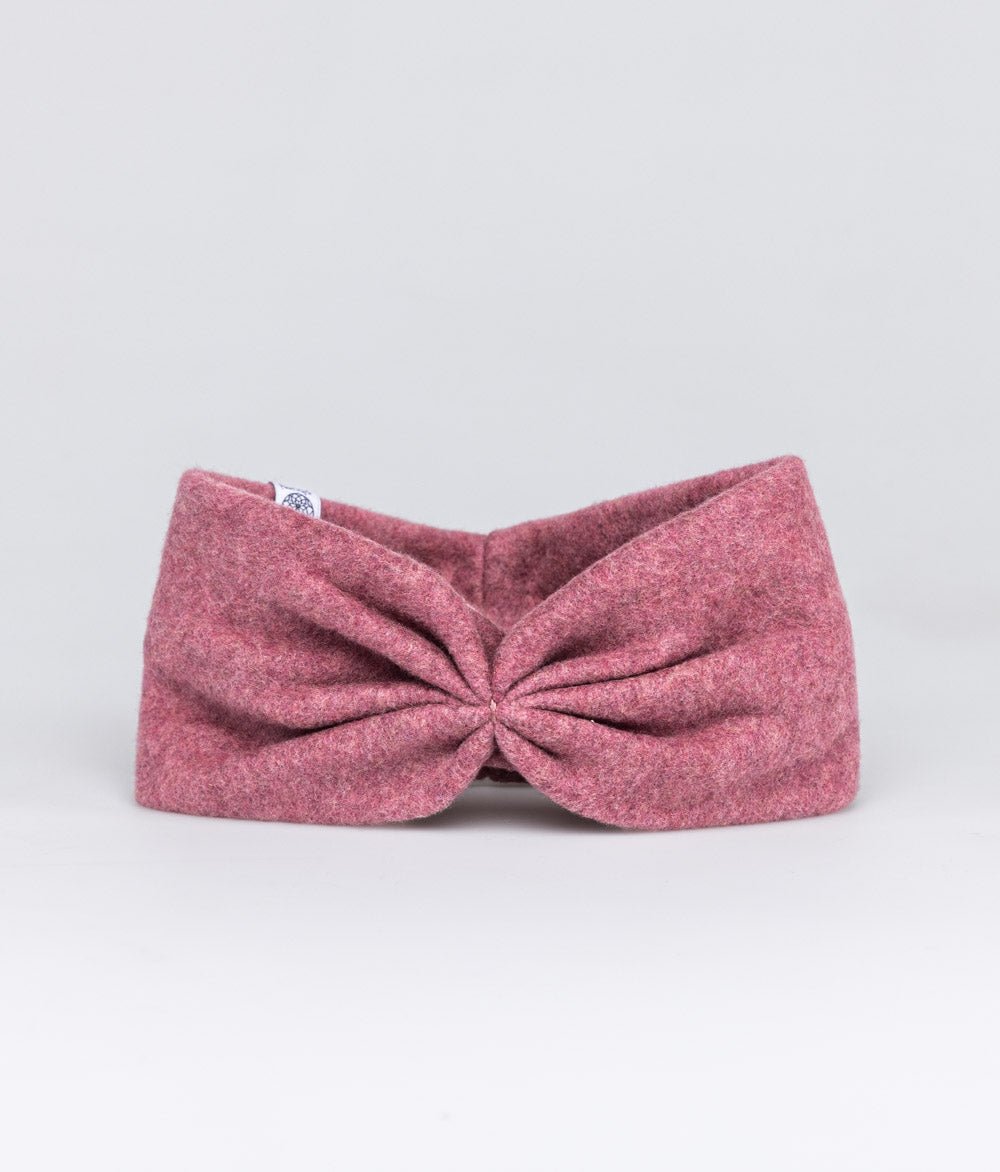Stirnband Bow aus Bio Baumwolle - Stirnbänder - obumi - 144 - Rosa Melange
