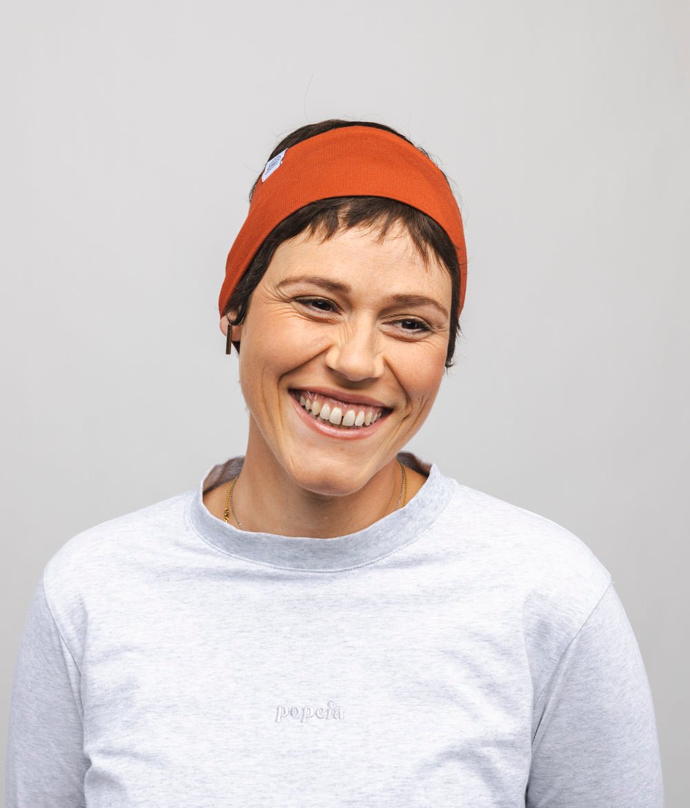 Stirnband Classic Breit aus TENCEL™ Modal - Stirnbänder - obumi - 415 - Henna