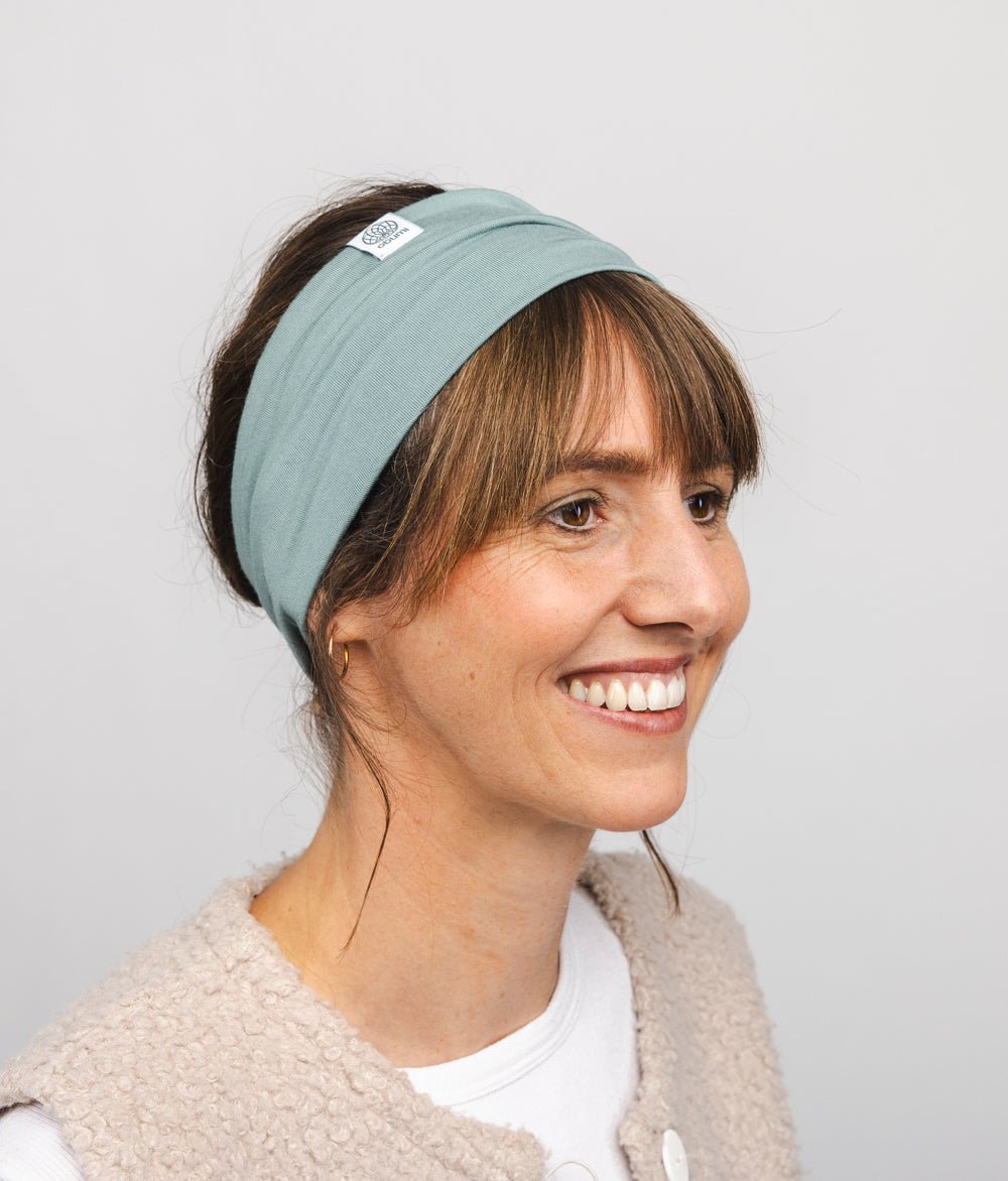Stirnband Classic Breit aus TENCEL™ Modal - Stirnbänder - obumi - 416 - Aqua