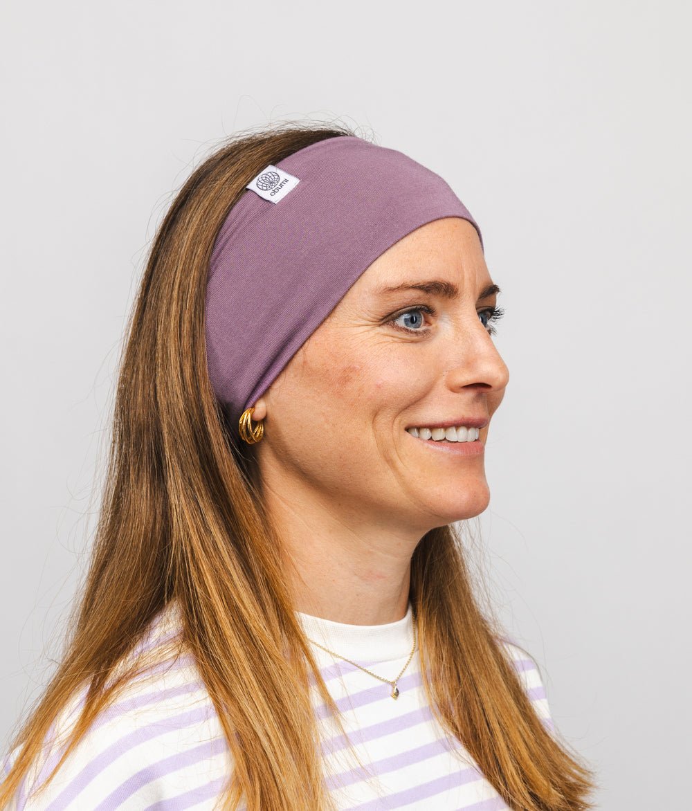 Stirnband Classic Breit aus TENCEL™ Modal - Stirnbänder - obumi - 417 - Mauve