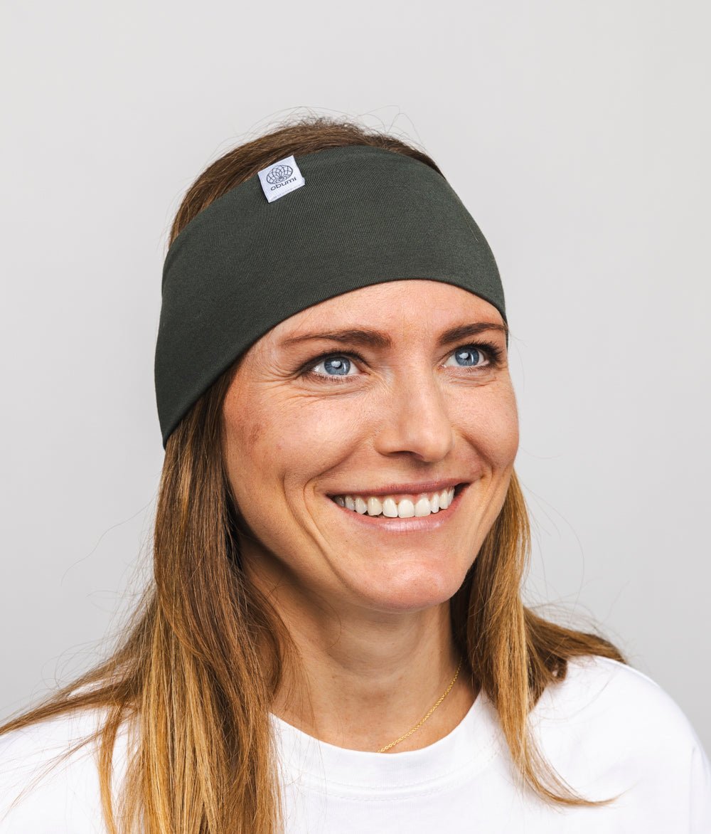 Stirnband Classic Breit aus TENCEL™ Modal - Stirnbänder - obumi - 418 - Forest Green