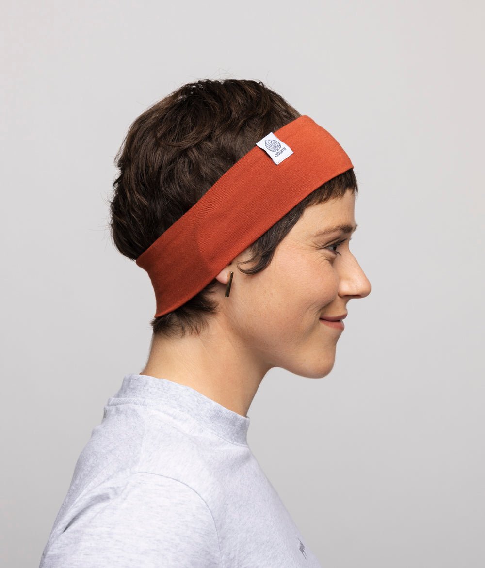 Stirnband Classic Schmal aus TENCEL™ Modal - Stirnbänder - obumi - 385 - Henna