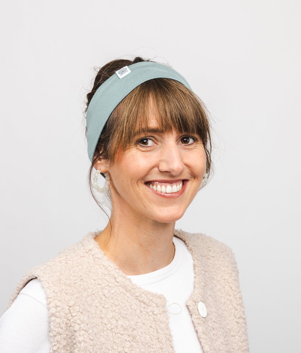 Stirnband Classic Schmal aus TENCEL™ Modal - Stirnbänder - obumi - 386 - Aqua