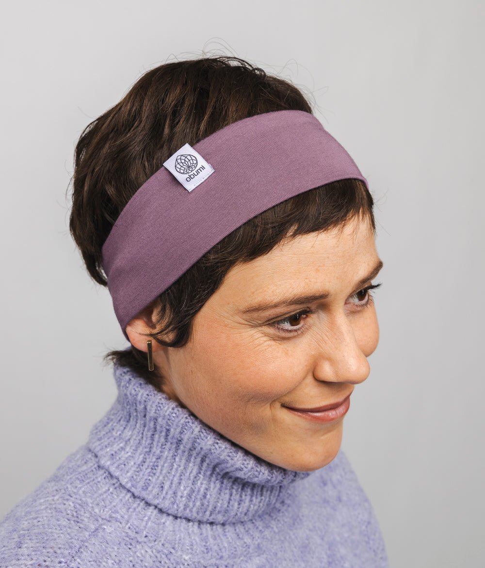 Stirnband Classic Schmal aus TENCEL™ Modal - Stirnbänder - obumi - 387 - Mauve