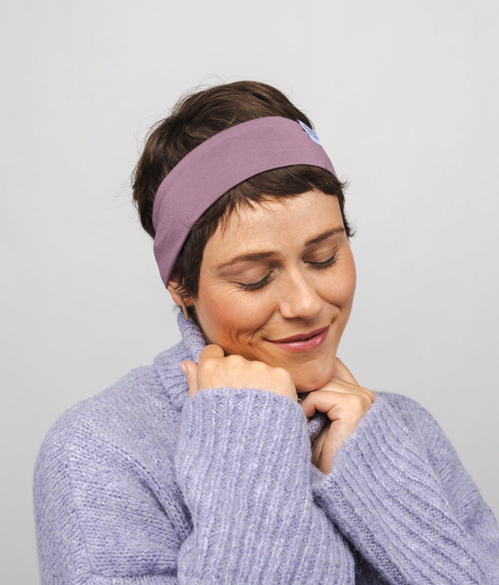 Stirnband Classic Schmal aus TENCEL™ Modal - Stirnbänder - obumi - 387 - Mauve