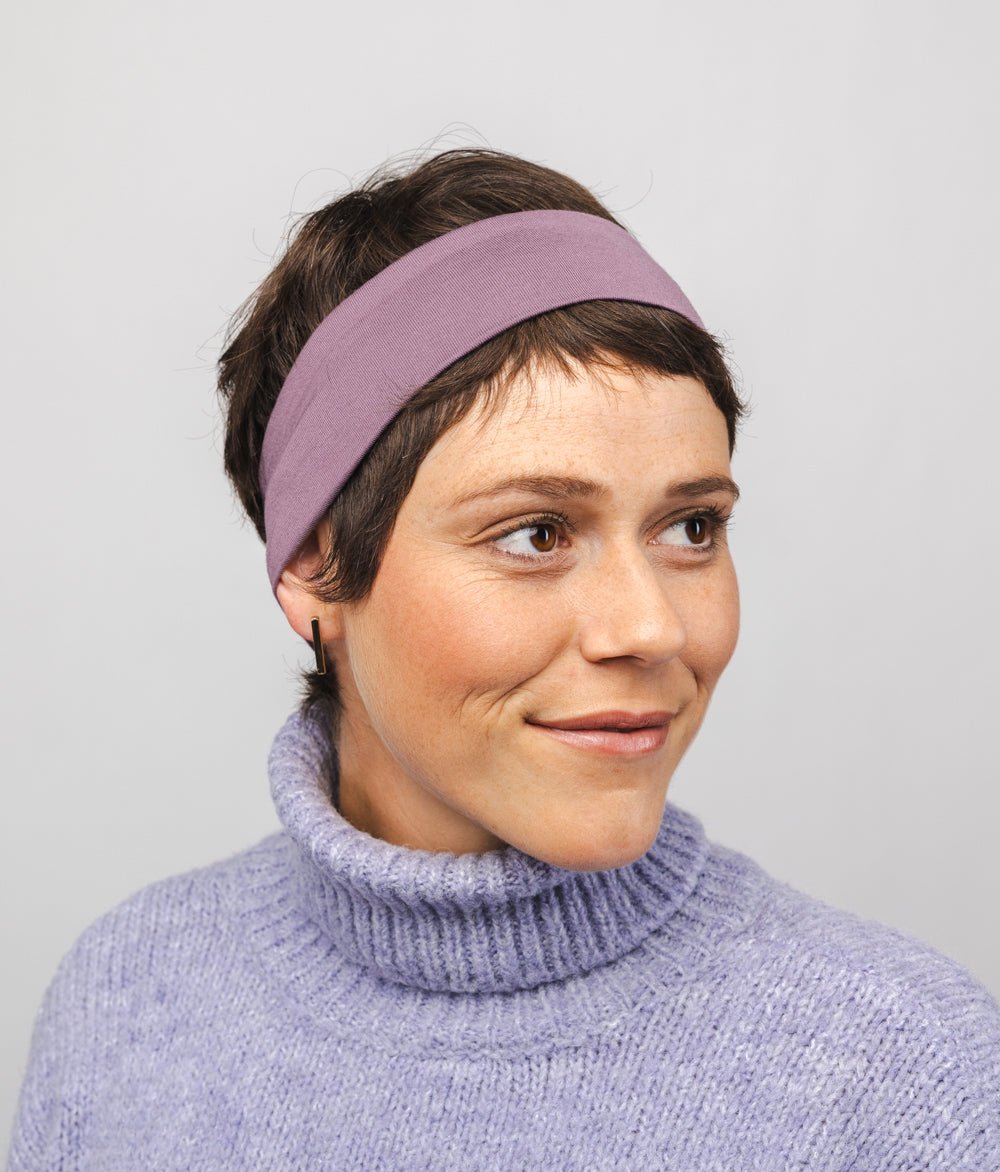 Stirnband Classic Schmal aus TENCEL™ Modal - Stirnbänder - obumi - 387 - Mauve