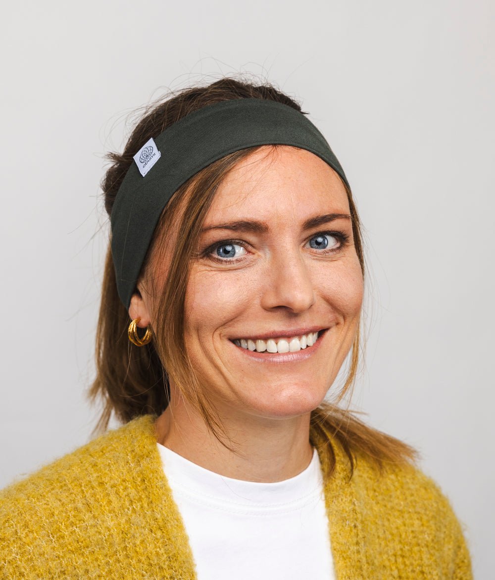 Stirnband Classic Schmal aus TENCEL™ Modal - Stirnbänder - obumi - 388 - Forest Green