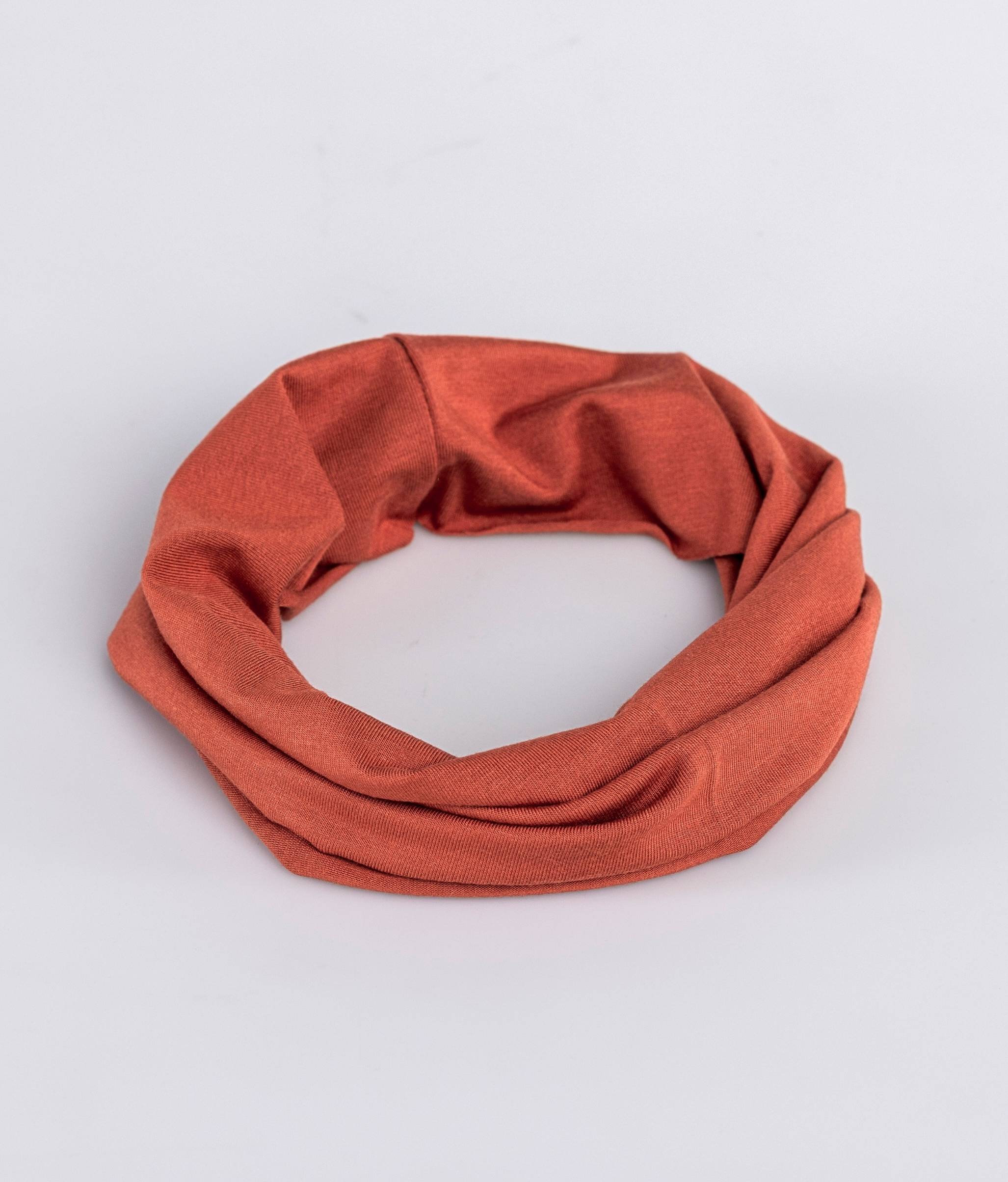 Stirnband Extra Breit TENCEL™ Modal - Stirnbänder - obumi - 317 - Henna