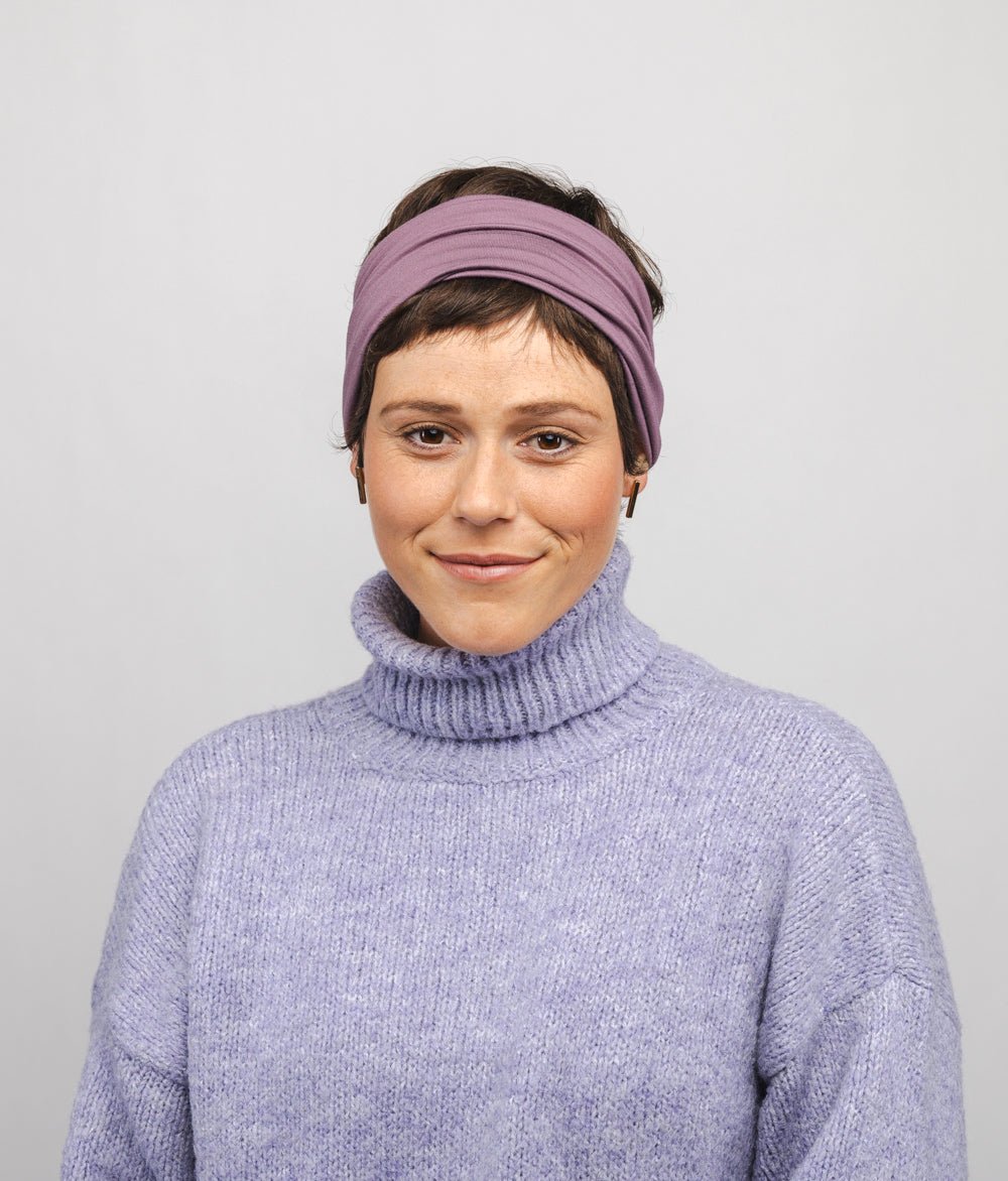 Stirnband Extra Breit TENCEL™ Modal - Stirnbänder - obumi - 319 - Mauve