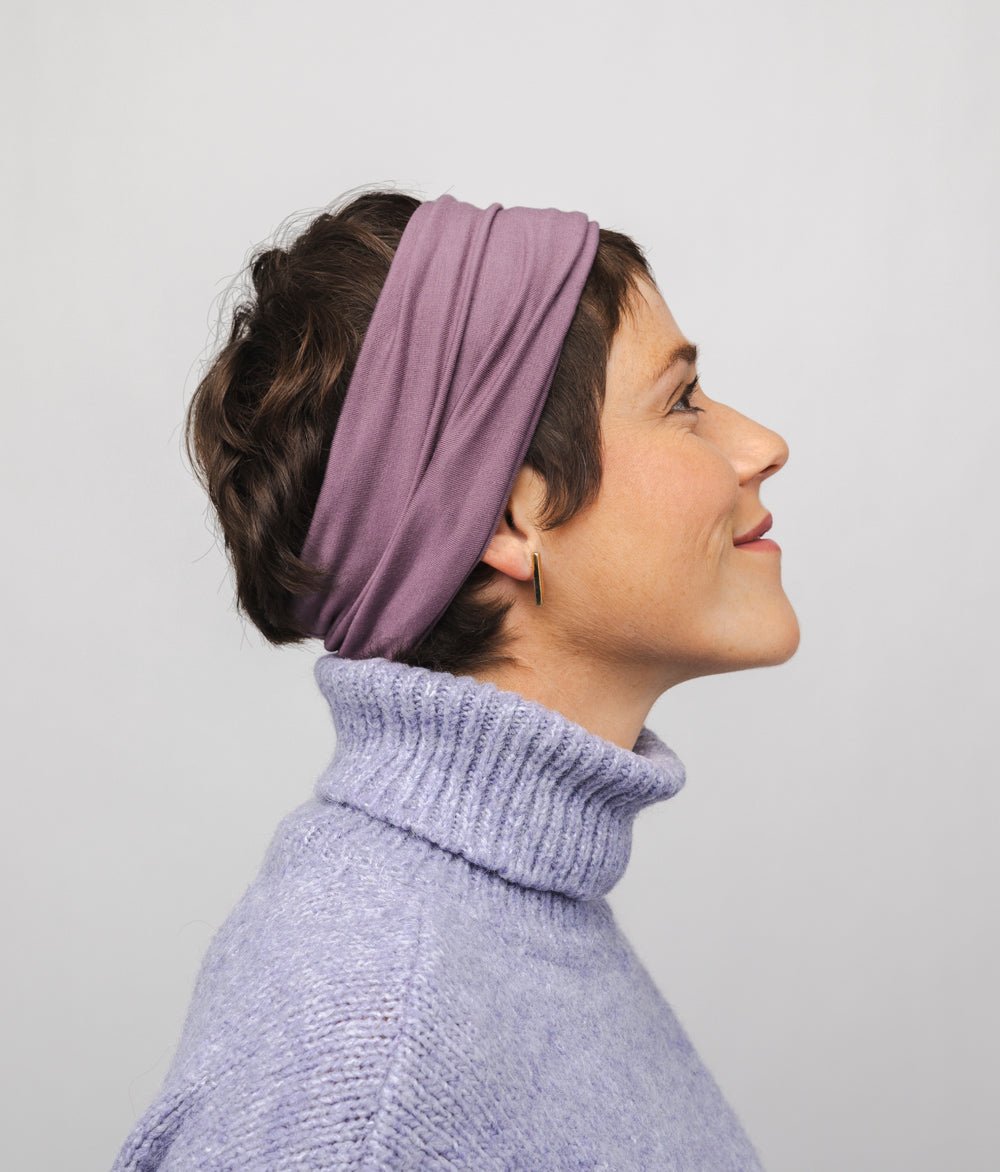 Stirnband Extra Breit TENCEL™ Modal - Stirnbänder - obumi - 319 - Mauve