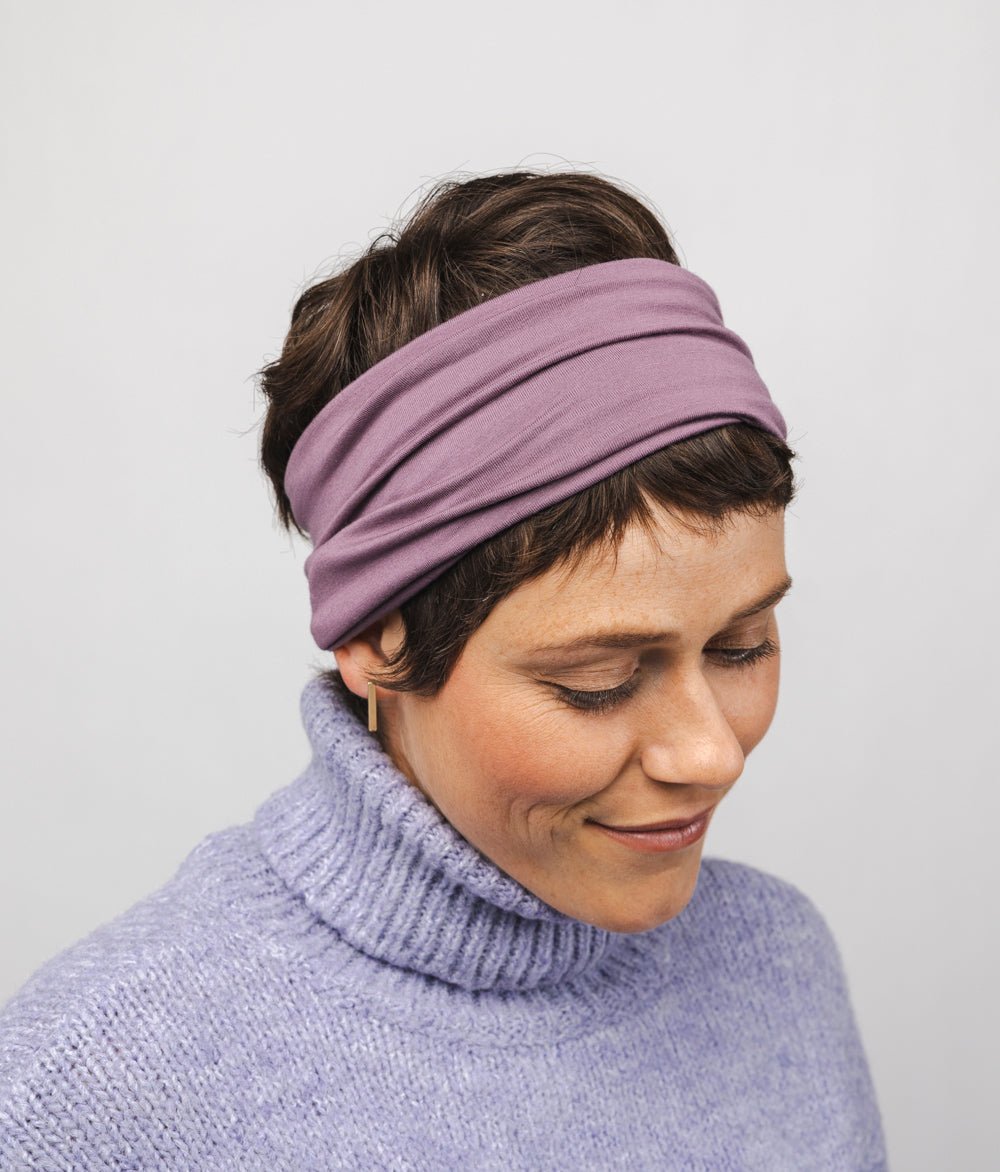 Stirnband Extra Breit TENCEL™ Modal - Stirnbänder - obumi - 319 - Mauve