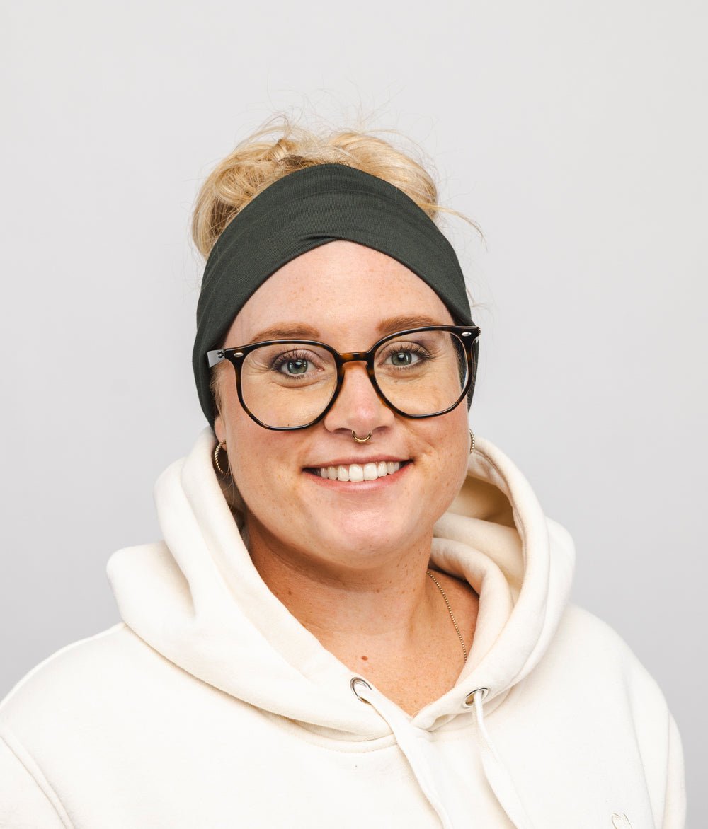 Stirnband Extra Breit TENCEL™ Modal - Stirnbänder - obumi - 320 - Forest Green