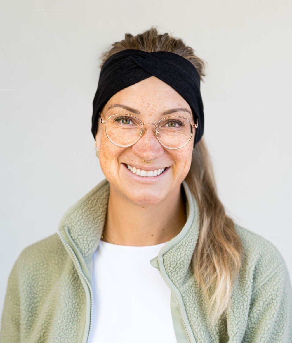 Stirnband Knot aus Bio Jersey - Stirnbänder - obumi - 330 - Black