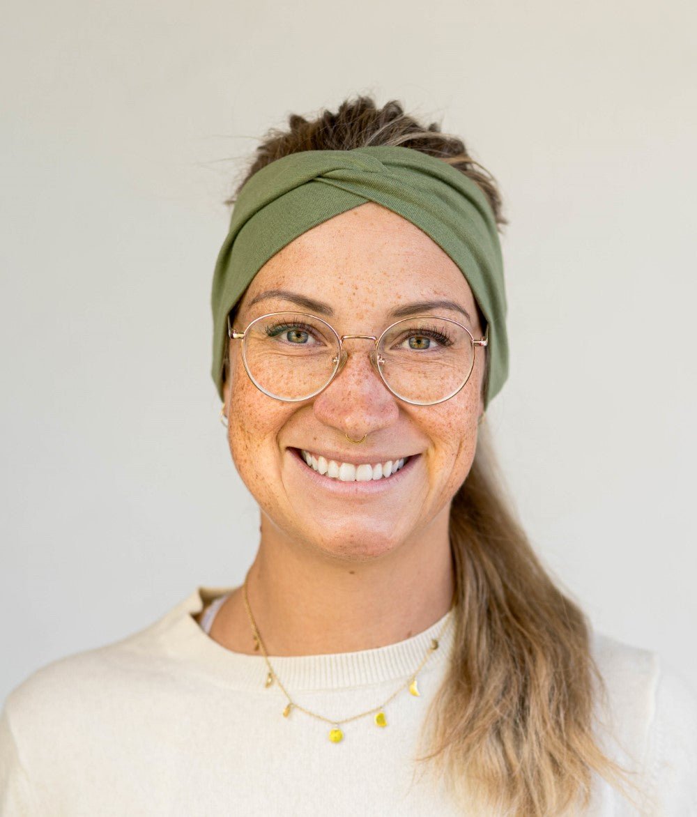 Stirnband Knot aus Bio Jersey - Stirnbänder - obumi - 332 - Mint Green