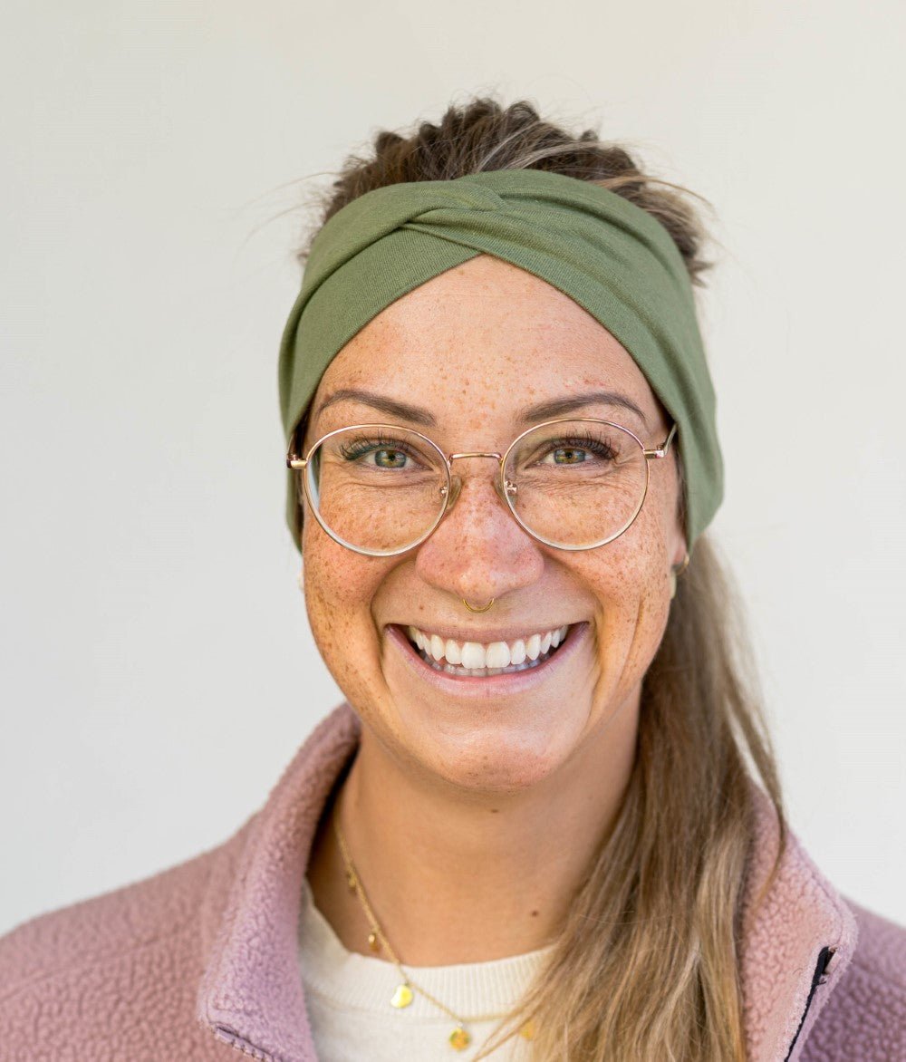 Stirnband Knot aus Bio Jersey - Stirnbänder - obumi - 332 - Mint Green