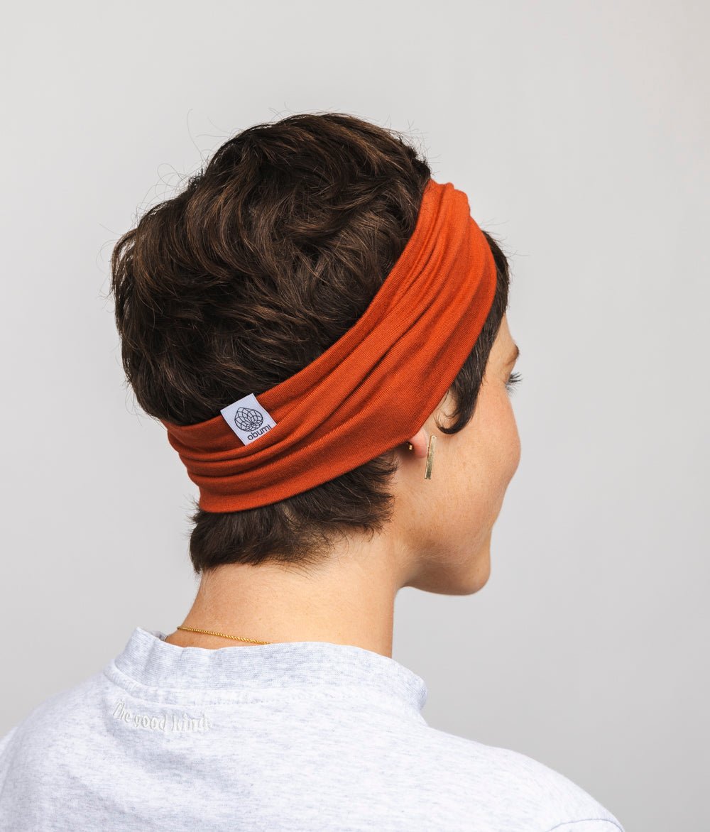 Stirnband Knot aus TENCEL™ Modal - Stirnbänder - obumi - 355 - Henna