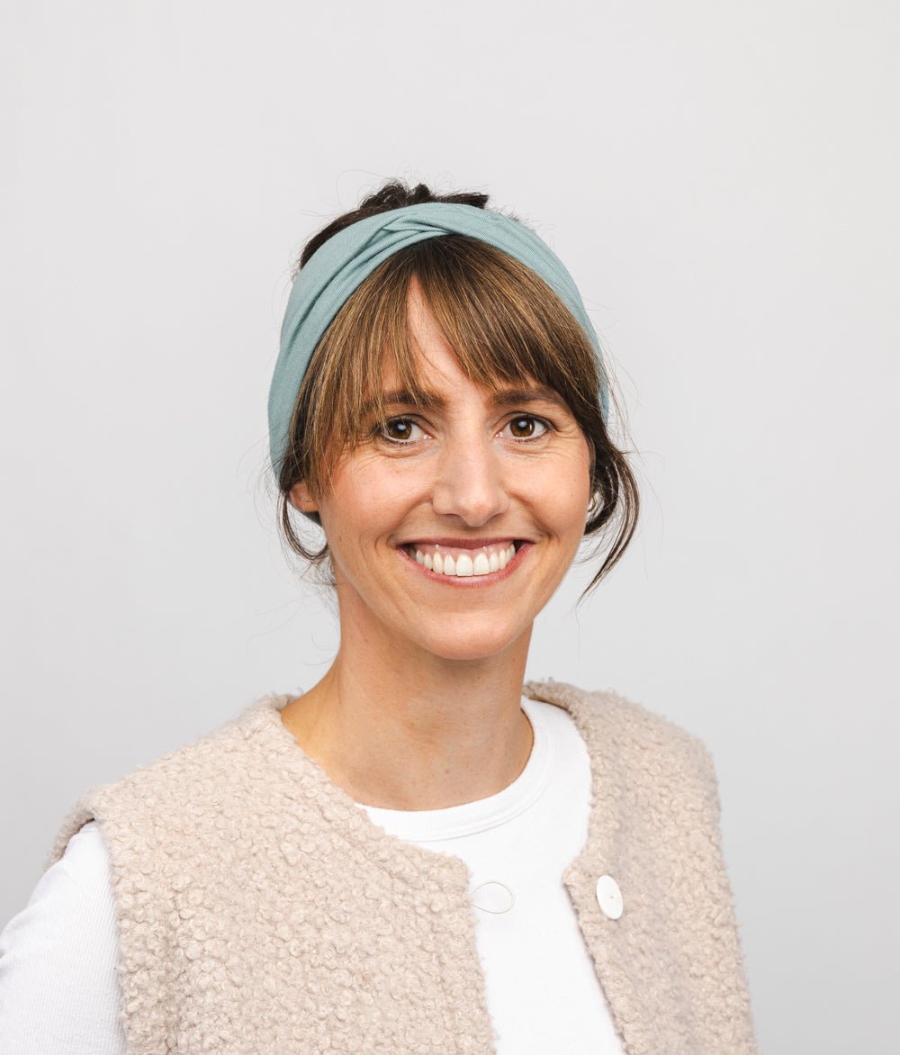 Stirnband Knot aus TENCEL™ Modal - Stirnbänder - obumi - 356 - Aqua