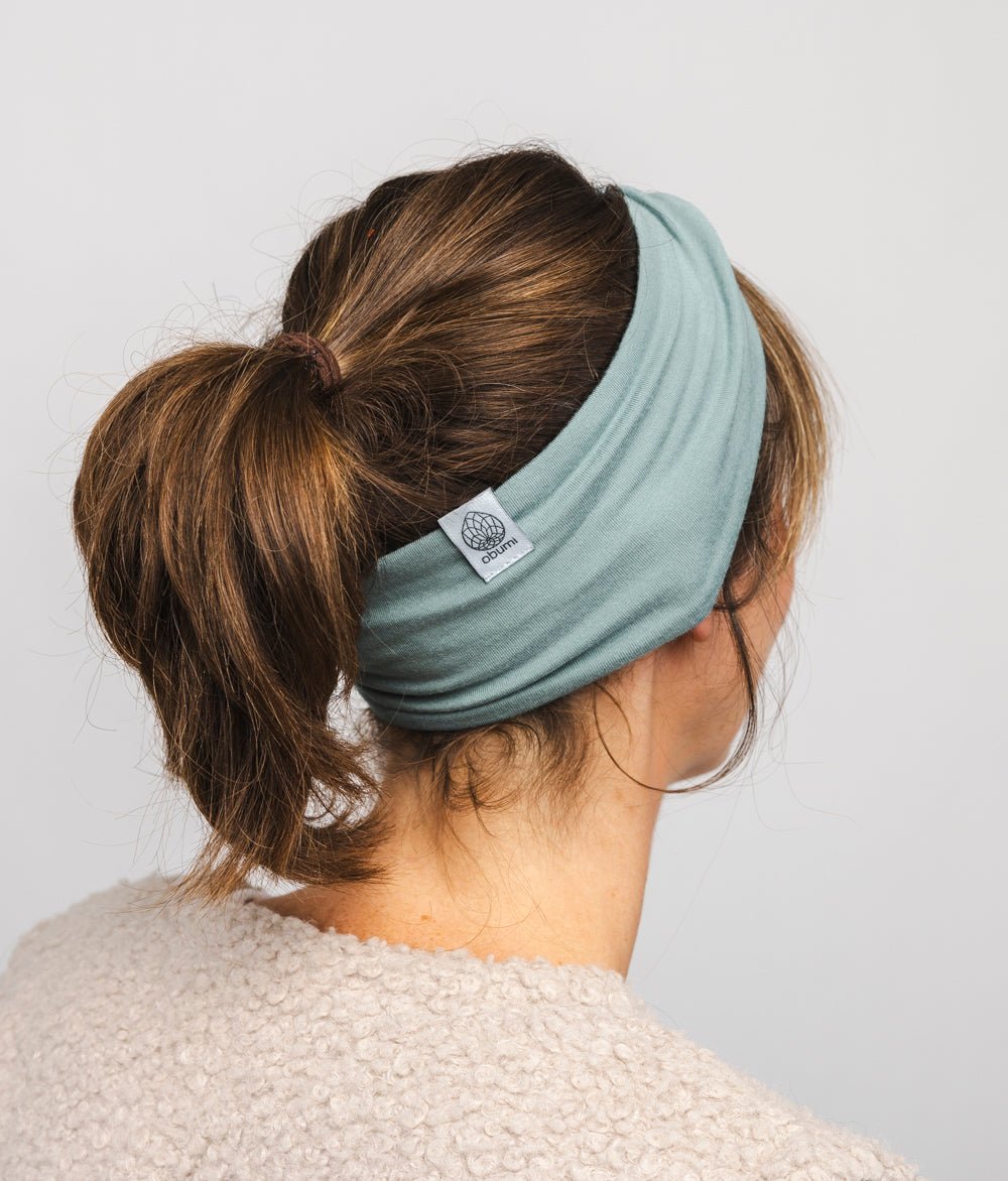 Stirnband Knot aus TENCEL™ Modal - Stirnbänder - obumi - 356 - Aqua
