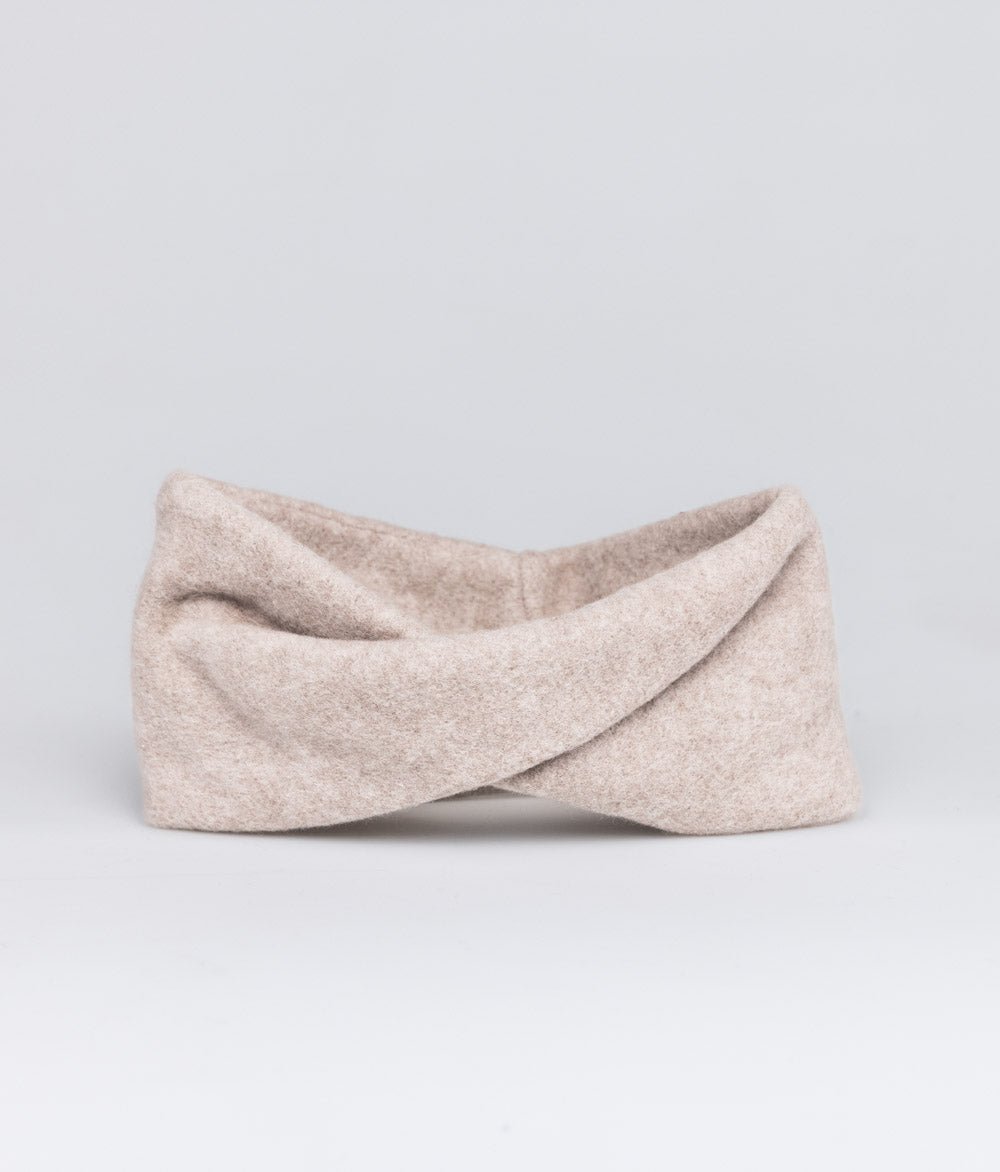 Stirnband Twist aus Bio Baumwolle - Stirnbänder - obumi - 176 - Beige Melange