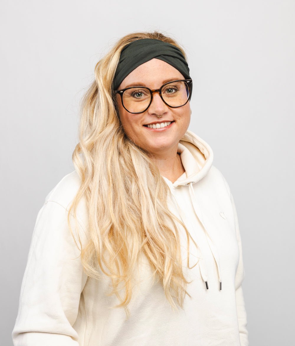 Stirnband Twist aus TENCEL™ Modal - Stirnbänder - obumi - 338 - Forest Green