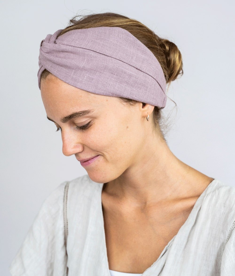 Haarband aus Leinen - Haarbänder - obumi - 241 - Cinnamon