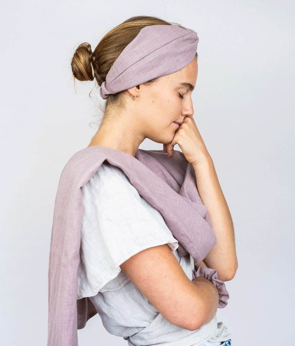 Haarband aus Leinen - Haarbänder - obumi - 241 - Cinnamon