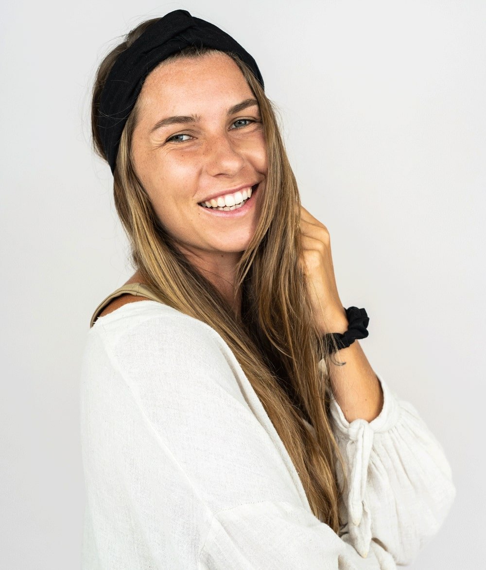 Haarband aus Leinen - Haarbänder - obumi - 246 - Natural Melange