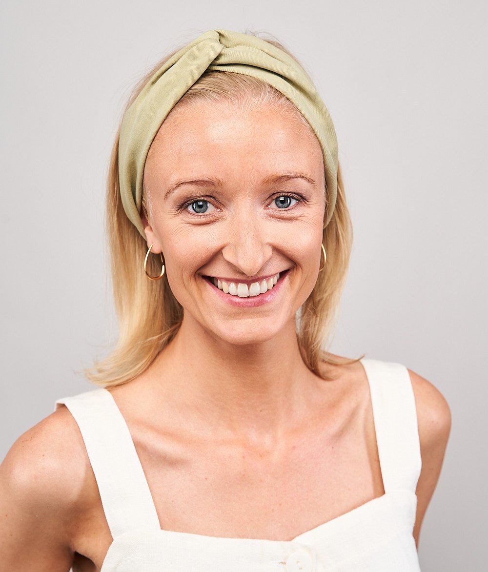 Haarband aus Lyocell - Haarbänder - obumi - 255 - Olive