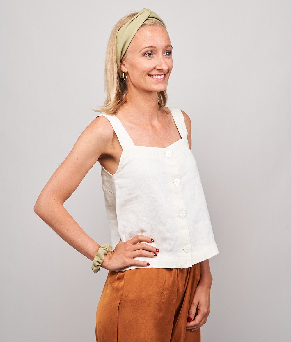 Haarband aus Lyocell - Haarbänder - obumi - 255 - Olive