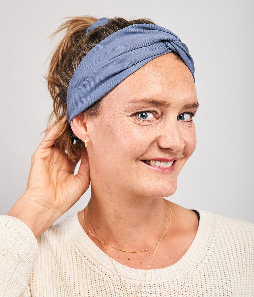Haarband aus Lyocell - Haarbänder - obumi - 256 - Grey Blue