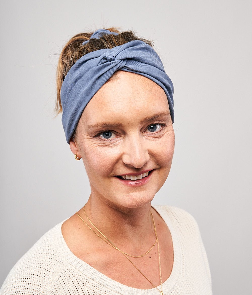 Haarband aus Lyocell - Haarbänder - obumi - 256 - Grey Blue