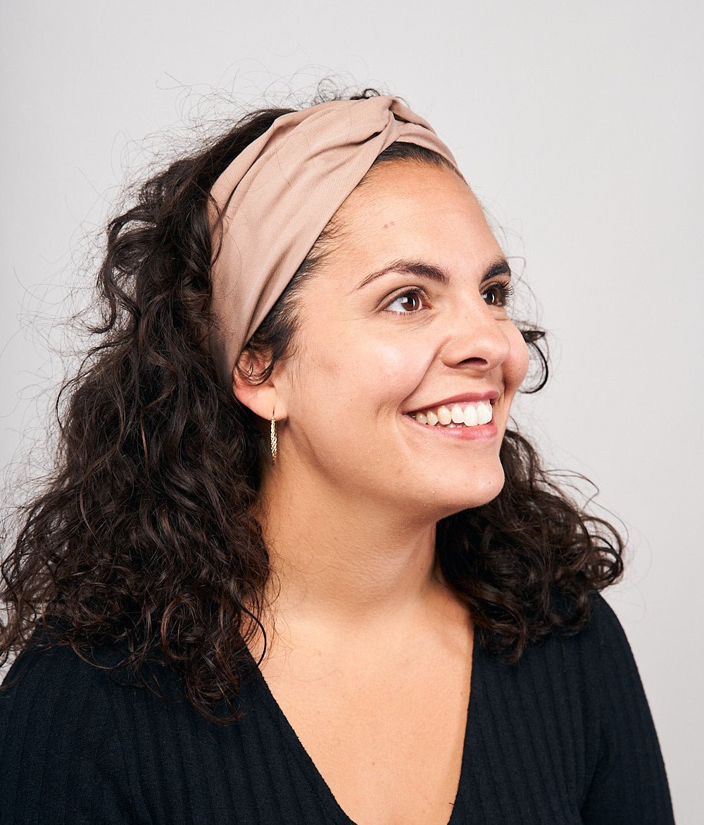 Haarband aus Lyocell - Haarbänder - obumi - 257 - Beige