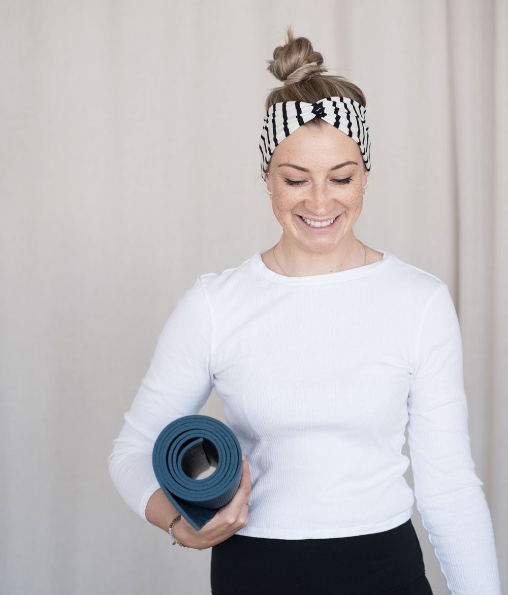 Haarband Bow aus Bio Jersey - Haarbänder - obumi - 421 - Black