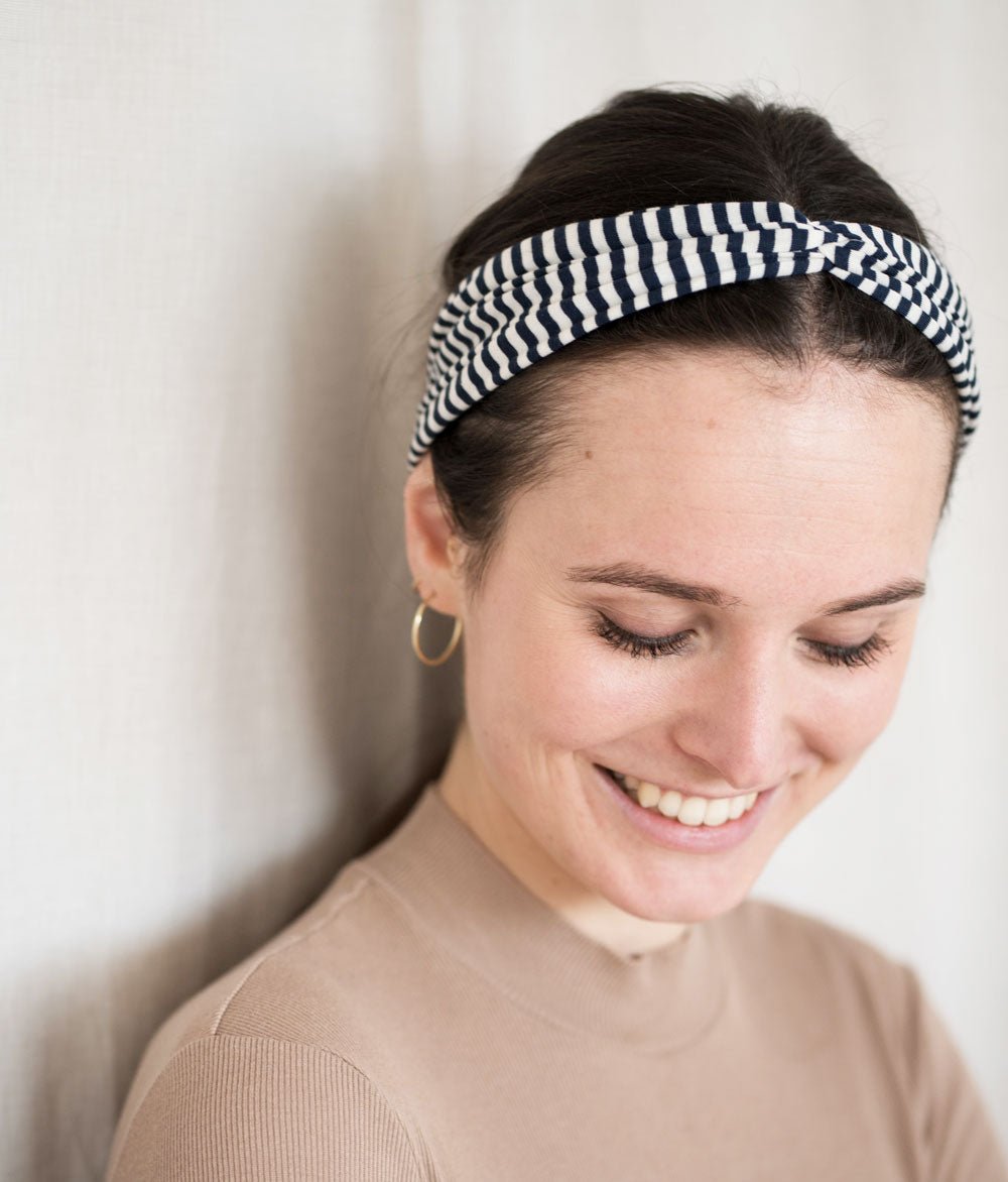 Haarband Bow aus Bio Jersey - Haarbänder - obumi - 421 - Black