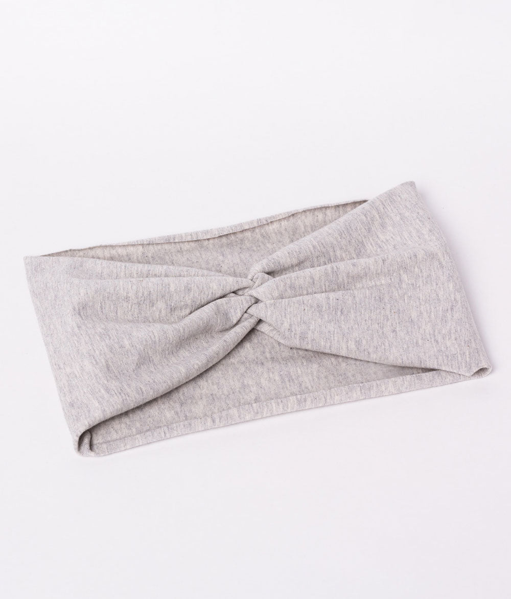 Haarband Bow aus Bio Jersey - Haarbänder - obumi - 424 - Light Grey
