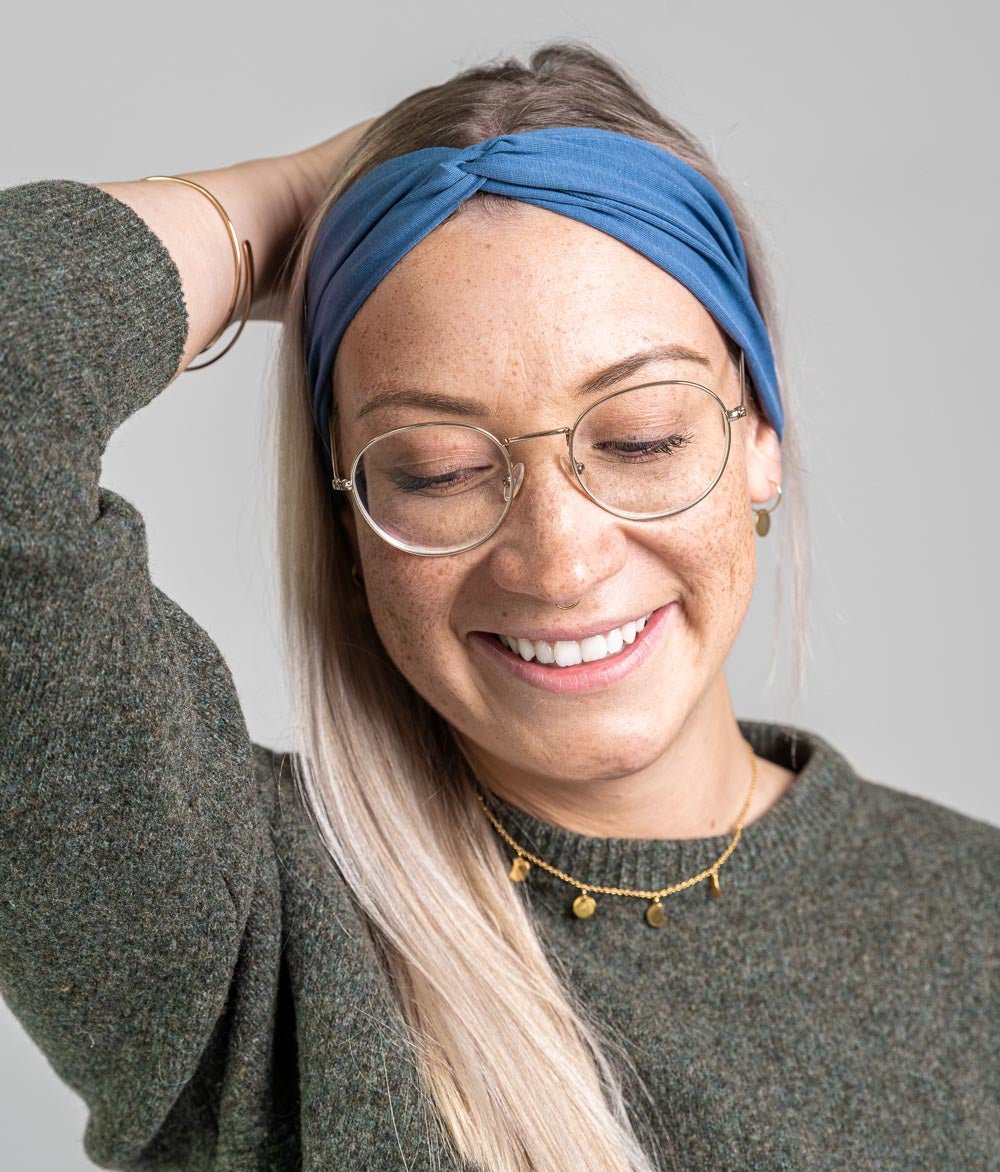 Haarband Bow aus Bio Jersey - Haarbänder - obumi - 430 - Olive